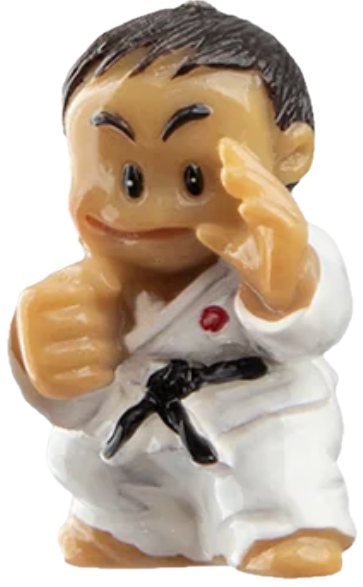 Ziggy the Kooshie — a small karate figurine